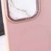 Чехол TPU+Glass Sapphire Midnight Open Camera with MagSafe для Apple iPhone 15 Pro (6.1"), Розовый / Pink Sand