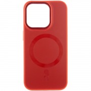 Чехол TPU+Glass Sapphire Midnight Open Camera with MagSafe для Apple iPhone 15 Pro Max (6.7"), Красный / Red