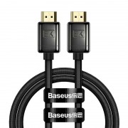 Відео кабель Baseus HDMI High Definition Series 8KHDMI To 8KHDMI (Zinc alloy) (1m) (WKGQ000001)), Black