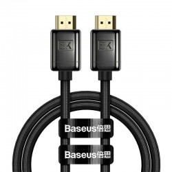 Відео кабель Baseus HDMI High Definition Series 8KHDMI To 8KHDMI (Zinc alloy) (1m) (WKGQ000001)), Black