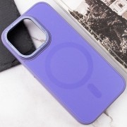 Чохол TPU+Glass Sapphire Midnight Open Camera with MagSafe для Apple iPhone 15 Pro (6.1"), Бузковий / Dasheen