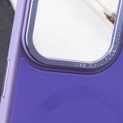 Чохол TPU+Glass Sapphire Midnight Open Camera with MagSafe для Apple iPhone 15 Pro (6.1"), Бузковий / Dasheen