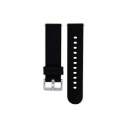 Ремінець для годинника Amazfit, Samsung Galaxy Watch, Garmin - 20 мм, чорний