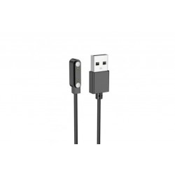 Магнитный USB кабель 2 pin 9 мм для зарядки смартчасов Hoco Y2 pro, 60 см.