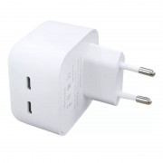 Блок швидкої зарядки Apple 35W Dual USB-C Power Adapter (A) (box) Білий