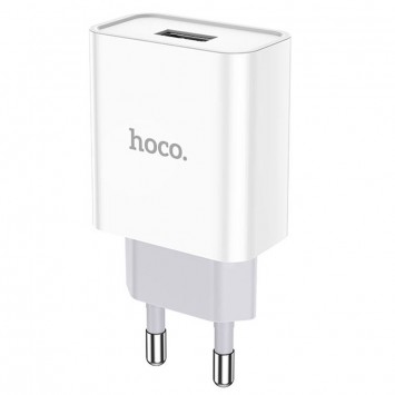 Зарядний пристрій HOCO C81A (1USB/2.1A) Білий