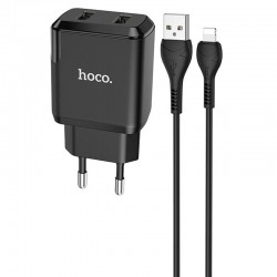 СЗУ HOCO N7 (2USB/2,1A) + USB - Lightning
