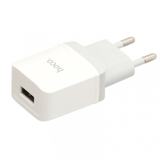 Зарядний пристрій для телефона - Hoco C27A 2.4A 1USB white