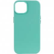 Кожаный чехол для Apple iPhone 14 (6.1"") - Leather Case (AA) with MagSafe Ice