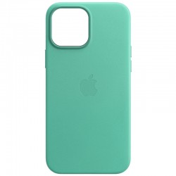 Шкіряний чохол для Apple iPhone 14 Pro (6.1"") - Leather Case (AA) with MagSafe Ice