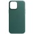 Шкіряний чохол для Apple iPhone 14 Pro (6.1"") - Leather Case (AA) with MagSafe Pine green