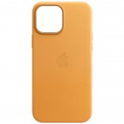 Шкіряний чохол для Apple iPhone 14 Pro (6.1"") - Leather Case (AA) with MagSafe Poppy