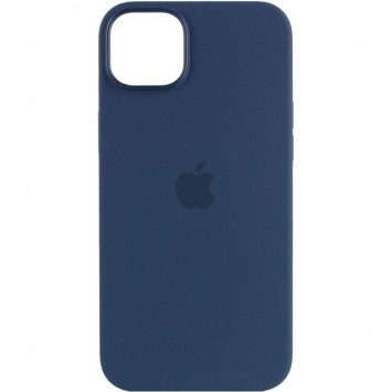 Чехол для Apple iPhone 14 (6.1"") - Silicone case (AAA) full with Magsafe Синий / StromBlue