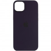 Чехол для Apple iPhone 14 (6.1"") - Silicone case (AAA) full with Magsafe Фиолетовый / Elderberry