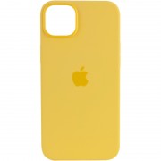Чехол для Apple iPhone 14 Pro Max (6.7"") - Silicone case (AAA) full with Magsafe Желтый / Sunglow