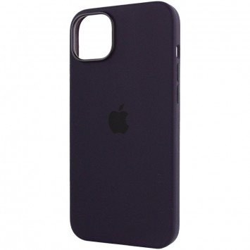 Чехол Silicone case (AAA) full with Magsafe для Apple iPhone 12 Pro Max (6.7""), Фиолетовый - Чехлы для iPhone 12 Pro Max - изображение 5