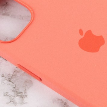 Чехол для iPhone 13 - Silicone case (AAA) full with Magsafe and Animation (Розовый / Pink Pomelo) - Чехлы для iPhone 13 - изображение 5