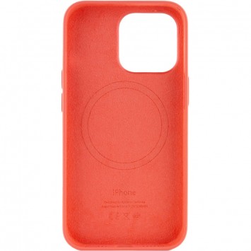 Чохол для iPhone 13 Pro - Silicone case (AAA) full with Magsafe and Animation (Рожевий / Pink Pomelo) - Чохли для iPhone 13 Pro - зображення 2 