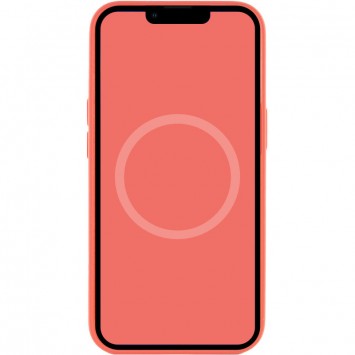 Чехол для iPhone 13 Pro - Silicone case (AAA) full with Magsafe and Animation (Розовый / Pink Pomelo) - Чехлы для iPhone 13 Pro - изображение 3