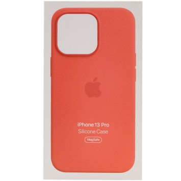 Чохол для iPhone 13 Pro - Silicone case (AAA) full with Magsafe and Animation (Рожевий / Pink Pomelo) - Чохли для iPhone 13 Pro - зображення 4 