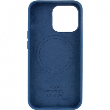 Чехол для iPhone 13 Pro - Silicone case (AAA) full with Magsafe and Animation (Синий / Blue Jay) - Чехлы для iPhone 13 Pro - изображение 2