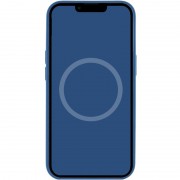 Чехол для iPhone 13 Pro - Silicone case (AAA) full with Magsafe and Animation (Синий / Blue Jay)