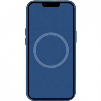 Чохол для iPhone 13 Pro - Silicone case (AAA) full with Magsafe and Animation (Синій / Blue Jay) - Чохли для iPhone 13 Pro - зображення 3 