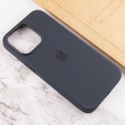Чехол для iPhone 13 Pro - Silicone case (AAA) full with Magsafe and Animation (Черный / Midnight)