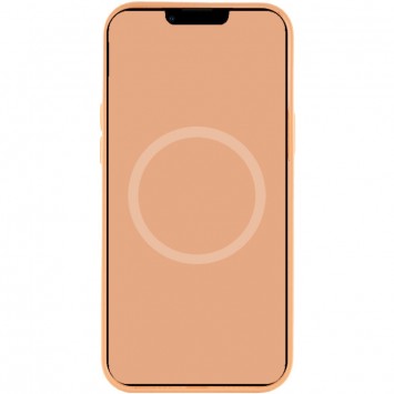 Чехол для Apple iPhone 12 Pro / 12 (6.1"") - Silicone case (AAA) full with Magsafe and Animation (Оранжевый / Cantaloupe) - Чехлы для iPhone 12 Pro - изображение 3