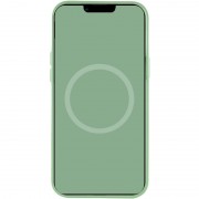 Чехол для Apple iPhone 12 Pro / 12 (6.1"") - Silicone case (AAA) full with Magsafe and Animation (Зеленый / Pistachio)