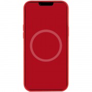 Чохол для Apple iPhone 12 Pro Max (6.7"") - Silicone case (AAA) full with Magsafe and Animation (Червоний / Red)