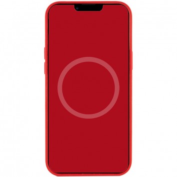 Чохол для Apple iPhone 12 Pro Max (6.7"") - Silicone case (AAA) full with Magsafe and Animation (Червоний / Red) - Чохли для iPhone 12 Pro Max - зображення 3 