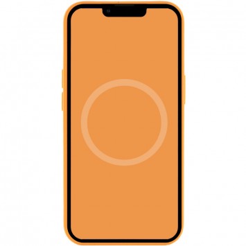 Чехол для Apple iPhone 13 Pro - Silicone case (AAA) full with Magsafe and Animation (Оранжевый / Marigold) - Чехлы для iPhone 13 Pro - изображение 2