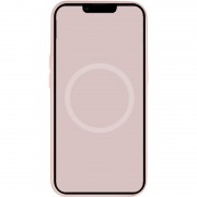 Чохол для Apple iPhone 13 mini (5.4"") - Silicone case (AAA) full with Magsafe and Animation (Рожевий / Chalk Pink)