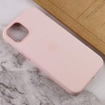 Чехол для Apple iPhone 13 mini (5.4"") - Silicone case (AAA) full with Magsafe and Animation (Розовый / Chalk Pink) - Чехлы для iPhone 13 Mini - изображение 5