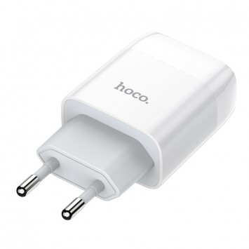 Зарядний пристрій для телефонів HOCO C73A (2USB/2.4A) (Білий) - Мережеві ЗП (220 В) - зображення 1 