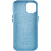 Кожаный чехол для Apple iPhone 12 Pro Max (6.7"") - Leather Case (AA) with MagSafe (Blue)