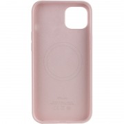 Чохол для Apple iPhone 13 mini (5.4"") - Silicone case (AAA) full with Magsafe Рожевий / Chalk Pink