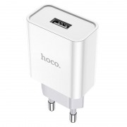 Зарядний пристрій HOCO C81A (1USB/2.1A) Білий