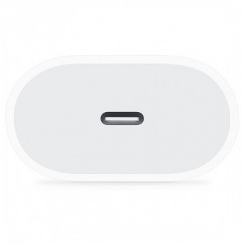 Блок швидкої зарядки Apple iPhone 20W Type-C Power Adapter (AA) (box) Білий - Мережеві ЗП (220 В) - зображення 1 