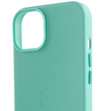 Шкіряний чохол для Apple iPhone 14 (6.1"") - Leather Case (AA) with MagSafe Ice - зображення 5 