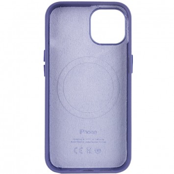 Шкіряний чохол для Apple iPhone 14 (6.1"") - Leather Case (AA) with MagSafe Violet - зображення 2 