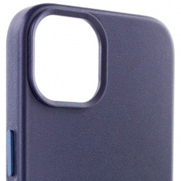 Шкіряний чохол для Apple iPhone 14 (6.1"") - Leather Case (AA) with MagSafe Фіолетовий / Amethys - Чохли для iPhone 14 - зображення 3 