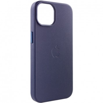 Шкіряний чохол для Apple iPhone 14 (6.1"") - Leather Case (AA) with MagSafe Фіолетовий / Amethys - Чохли для iPhone 14 - зображення 5 