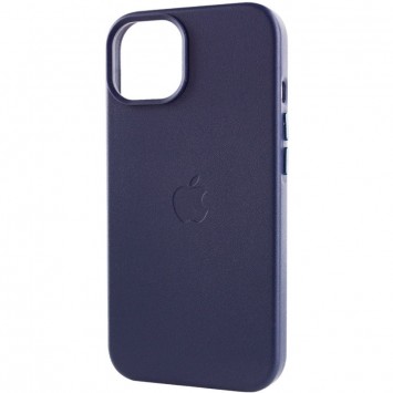 Шкіряний чохол для Apple iPhone 14 (6.1"") - Leather Case (AA) with MagSafe Фіолетовий / Amethys - Чохли для iPhone 14 - зображення 6 