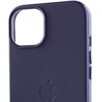 Шкіряний чохол для Apple iPhone 14 Plus (6.7"") - Leather Case (AA) with MagSafe Фіолетовий / Amethys - Чохли для iPhone 14 Plus - зображення 4 