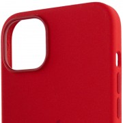 Чехол для Apple iPhone 14 (6.1"") - Silicone case (AAA) full with Magsafe Красный / Red