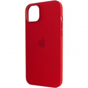 Чехол для Apple iPhone 14 (6.1"") - Silicone case (AAA) full with Magsafe Красный / Red