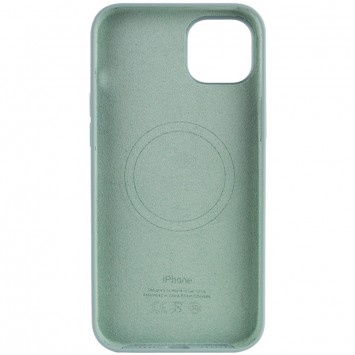 Чохол для Apple iPhone 14 (6.1"") - Silicone case (AAA) full with Magsafe Бірюзовий / Succulent - Чохли для iPhone 14 - зображення 1 