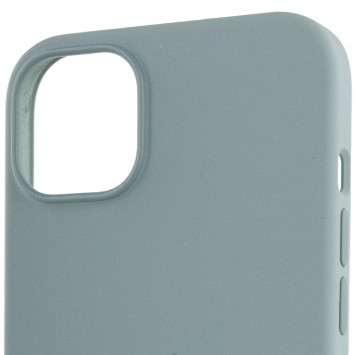 Чохол для Apple iPhone 14 (6.1"") - Silicone case (AAA) full with Magsafe Бірюзовий / Succulent - зображення 4 